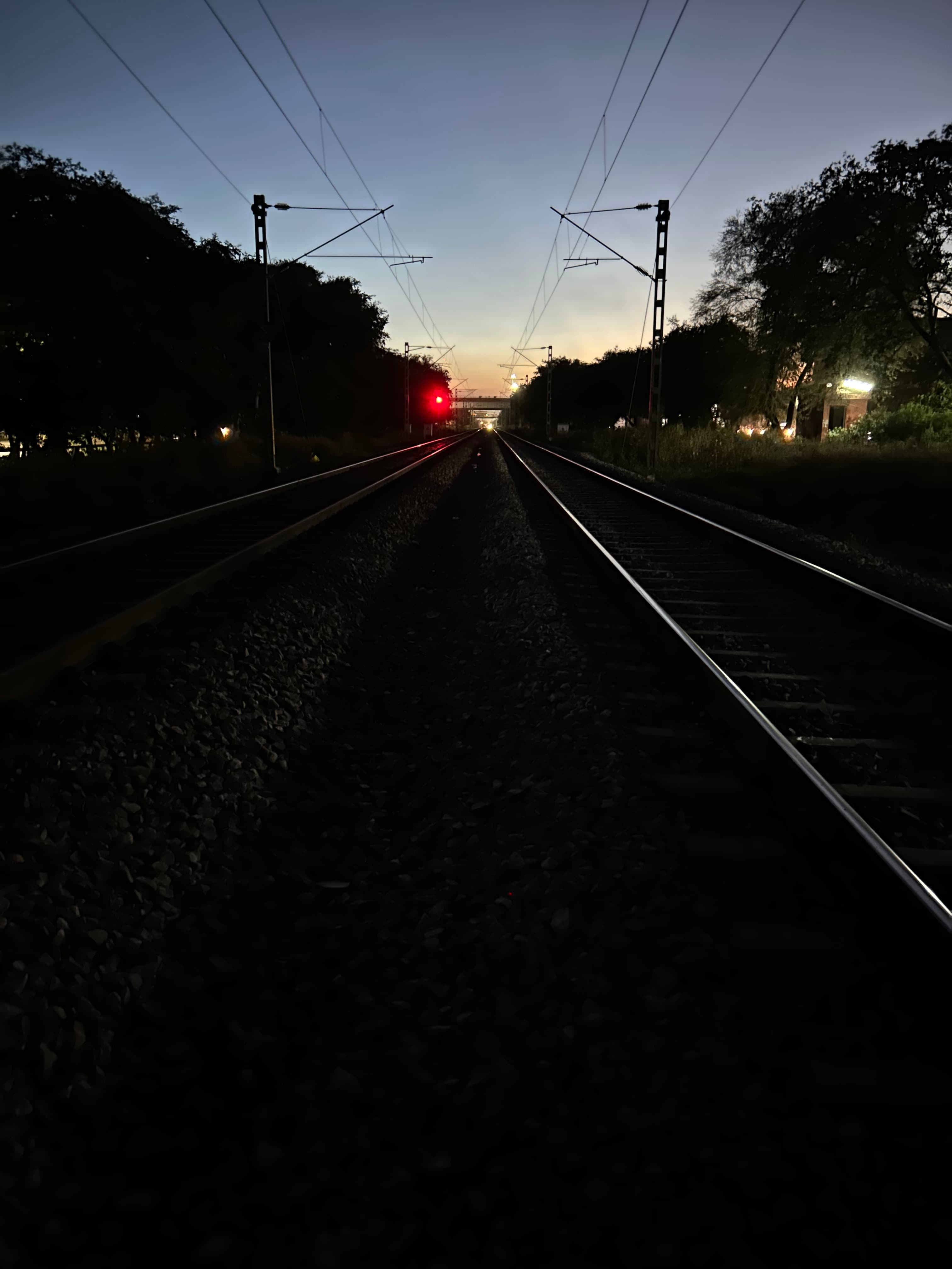 Dusk on the Rails