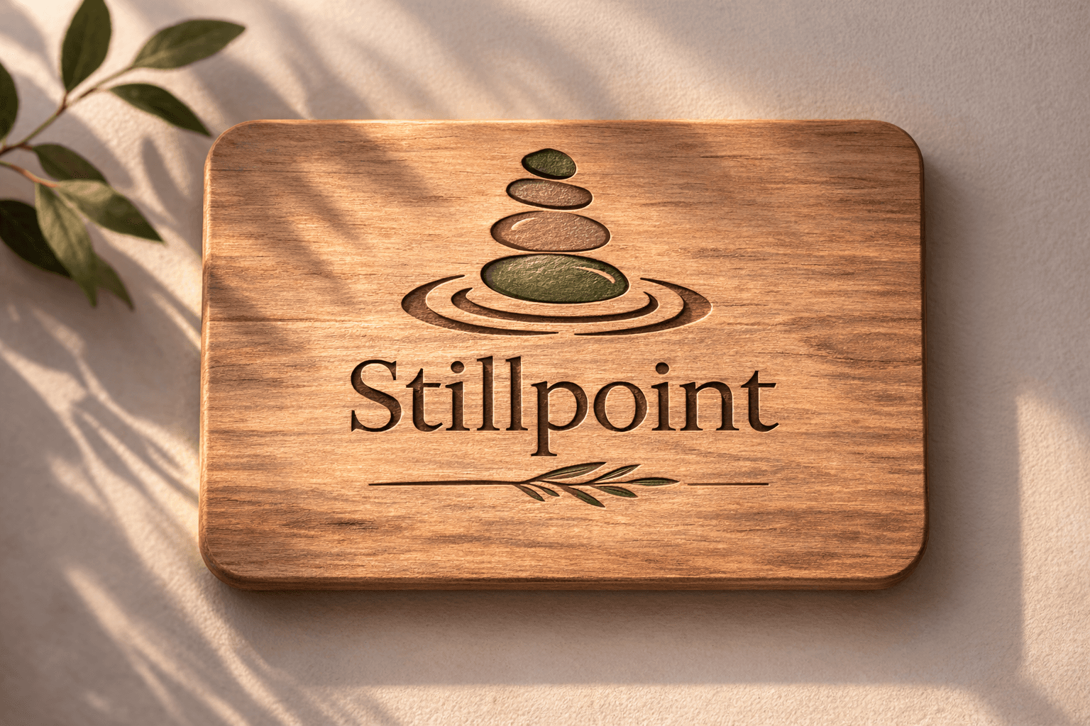 Wooden Engraved Door Sign